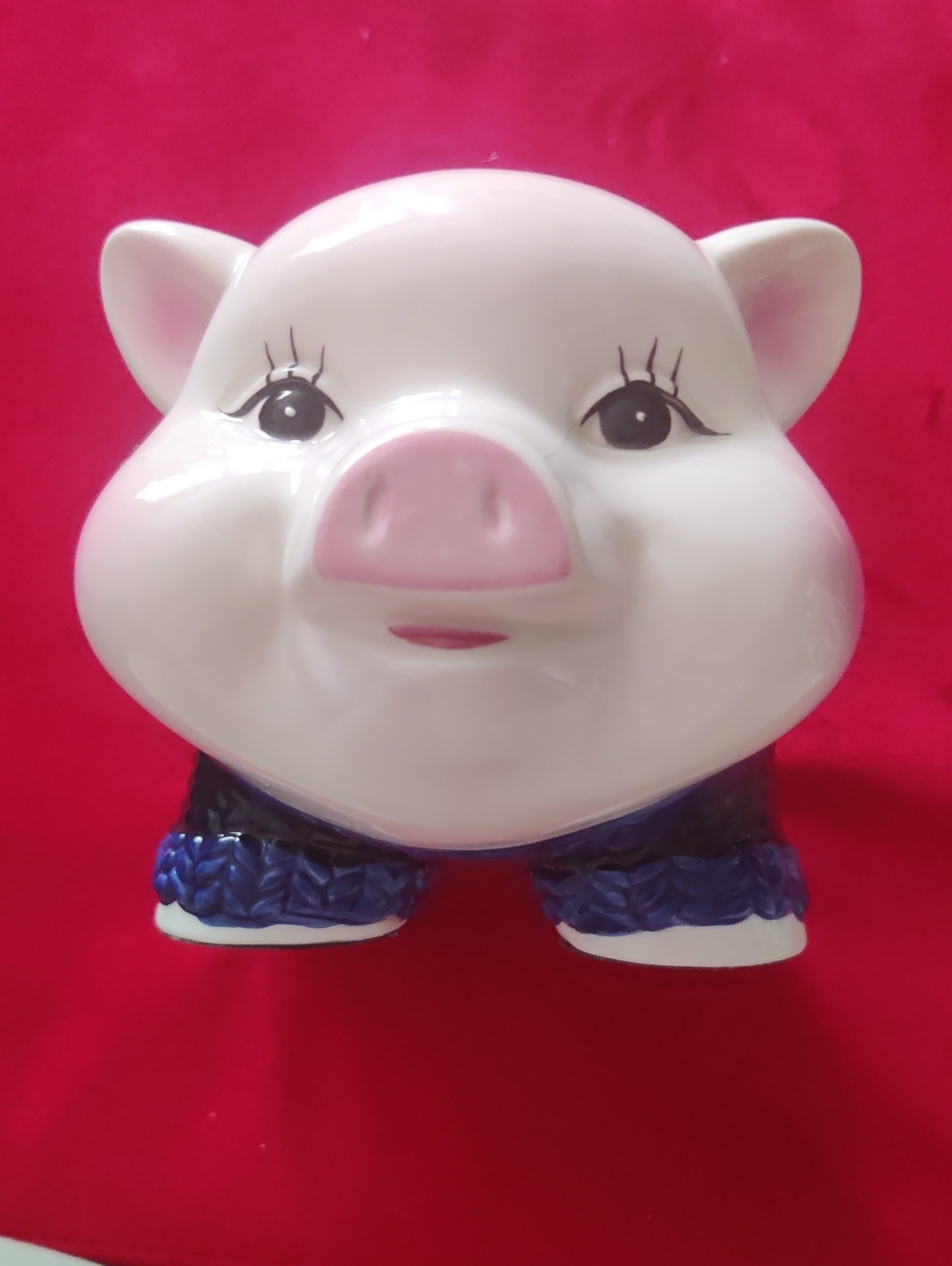 NHLCeramic Piggy Bankfeaturing a Vancouver Canucks Logo